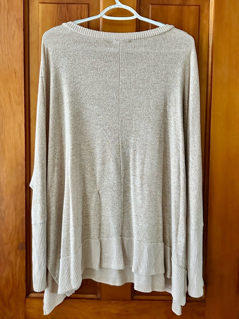 First Love Cream Boatneck Lightweight Sweater - Picture 2 of 7